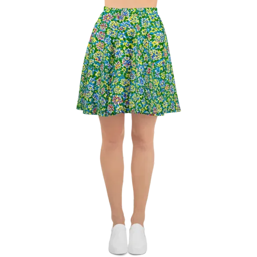 Chromatic Pebble Garden on a Skater Skirt