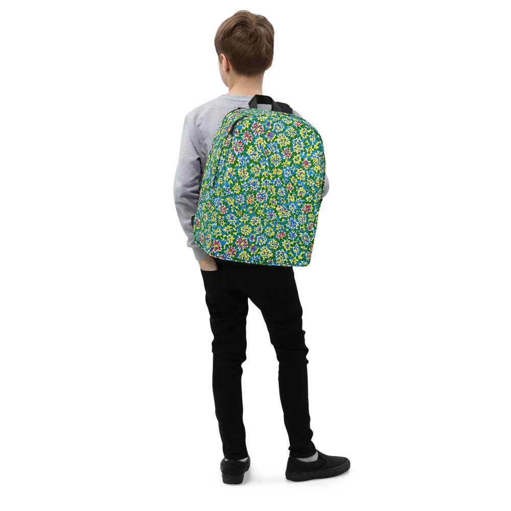 Chromatic Pebble Garden on Minimalist Backpack — Right Front