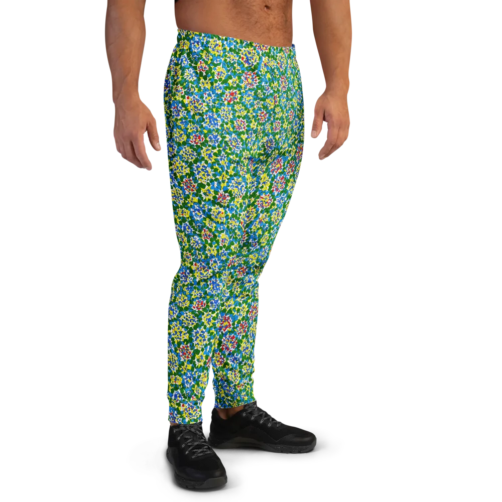 Chromatic Pebble Garden on Men's Joggers — Right