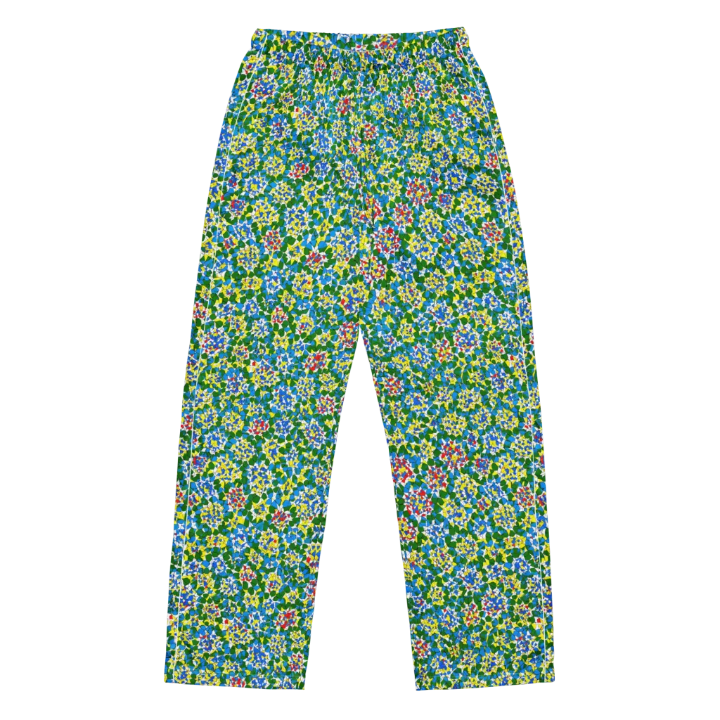 Chromatic Pebble Garden on Women's Pajama Pants — Front
