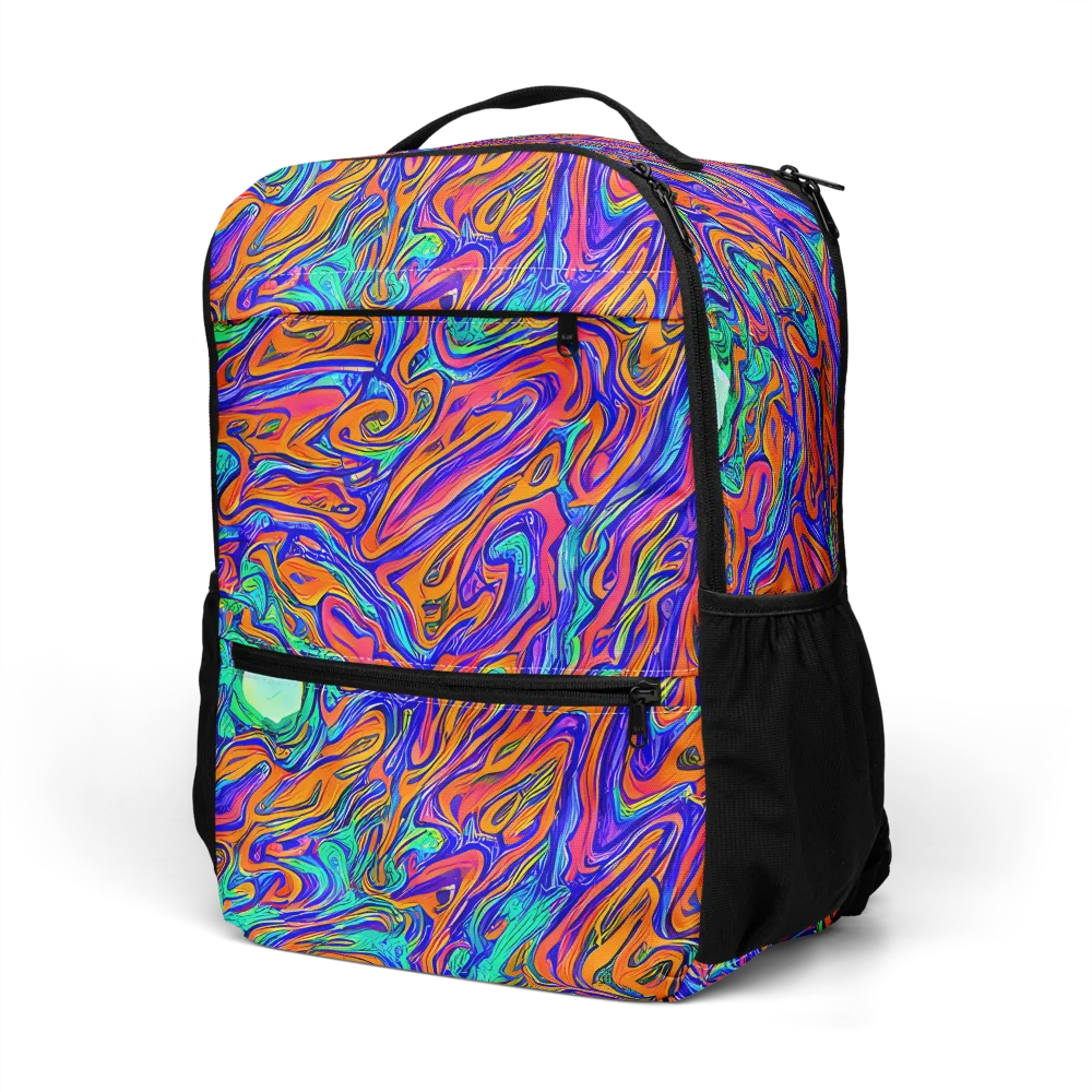 Vivid Melt on Utility Backpack — Left Front