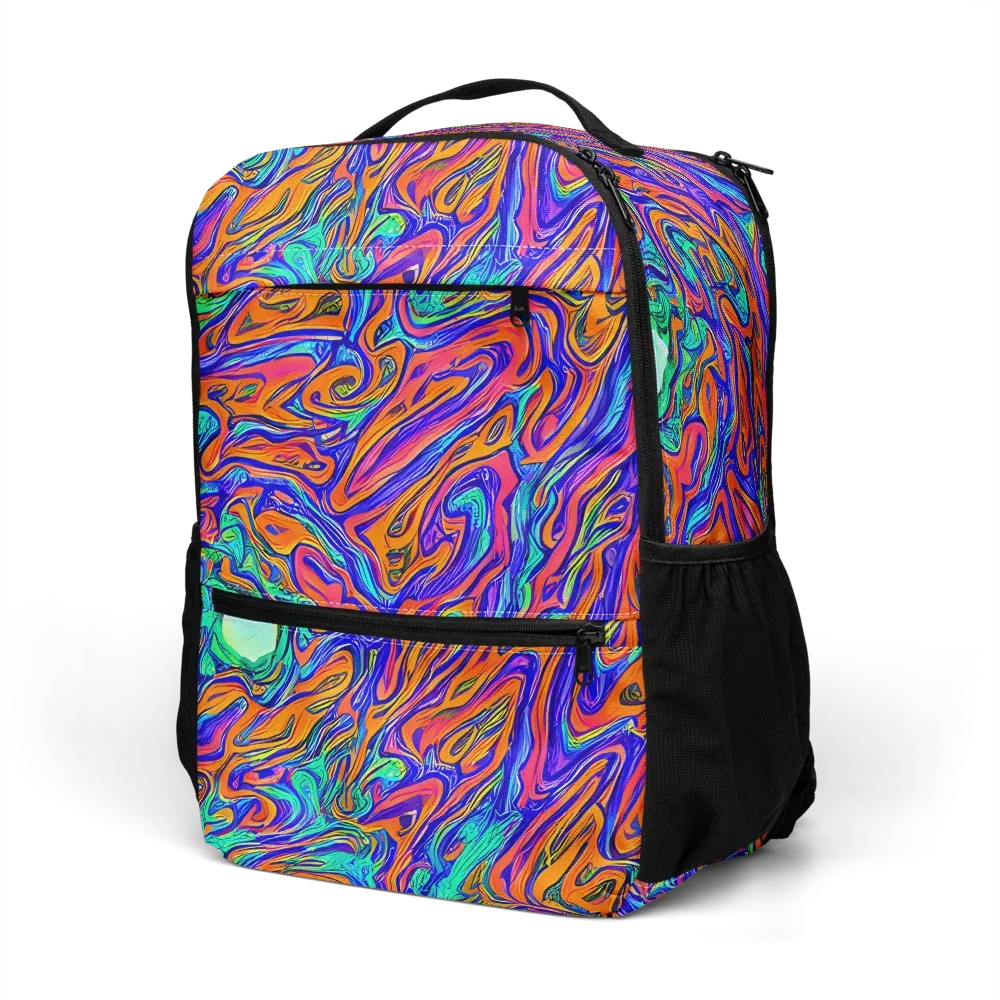 Vivid Melt on Utility Backpack — Left Front