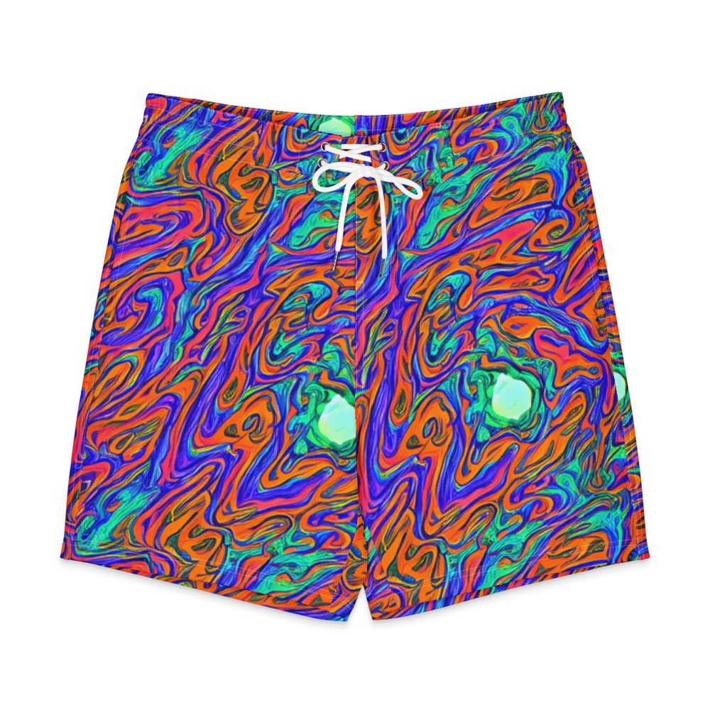 Vivid Melt on Men's Board Shorts — Front
