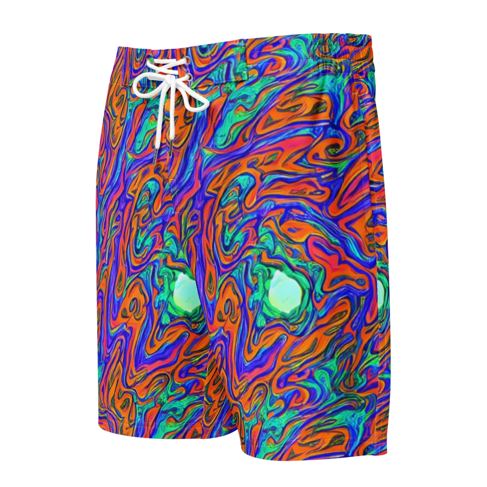 Vivid Melt on Men's Board Shorts — Front