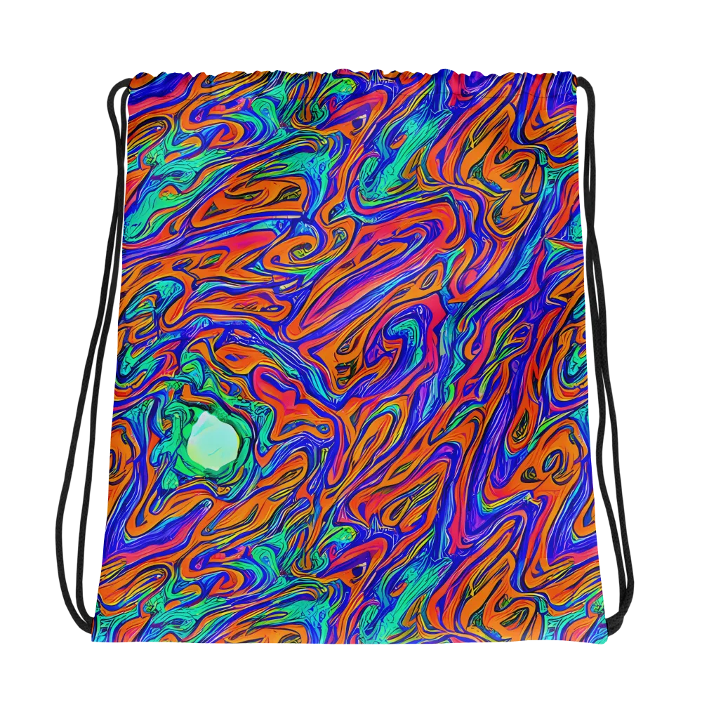 Vivid Melt on Drawstring Bag — Photo