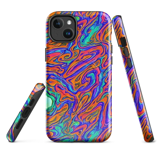 Vivid Melt on a MagSafe Tough Case for iPhone®