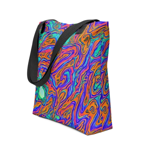 Vivid Melt on a Tote Bag