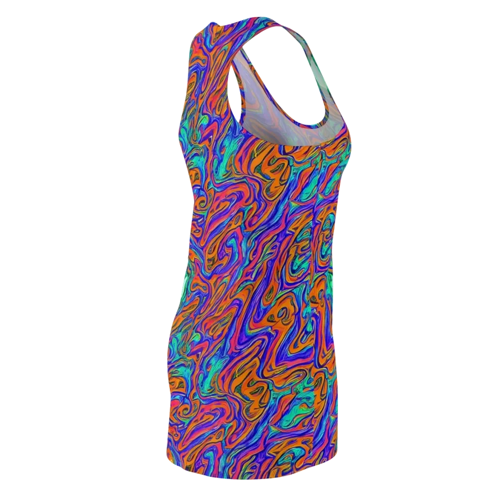 Vivid Melt on Racerback Dress — Back Side