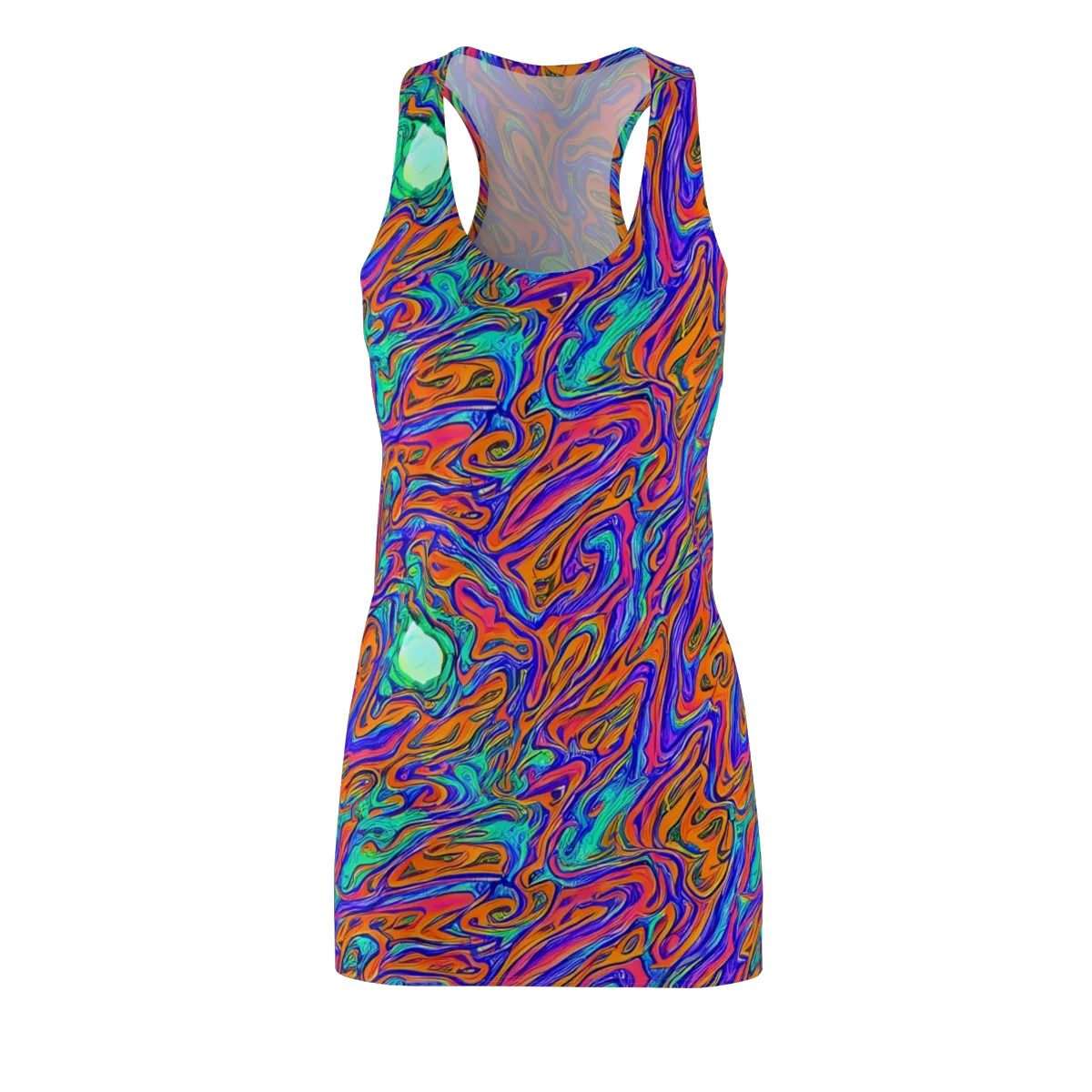Vivid Melt on Racerback Dress — Front
