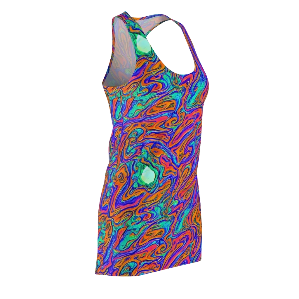 Vivid Melt on Racerback Dress — Front Side