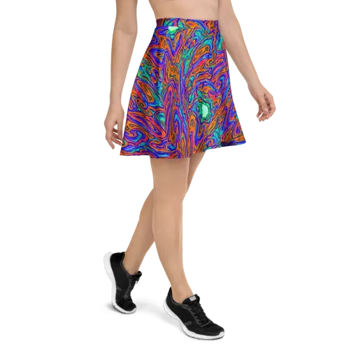 Vivid Melt on a Skater Skirt