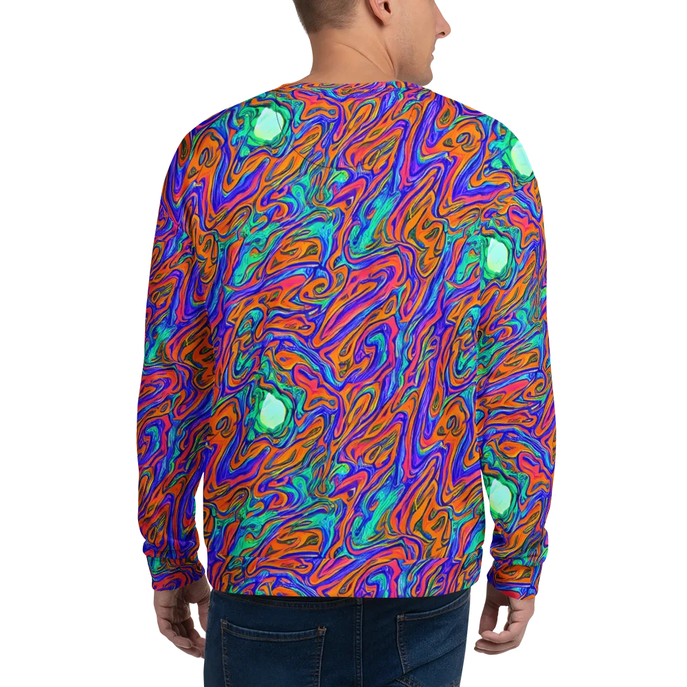 Vivid Melt on Sweatshirt — Back
