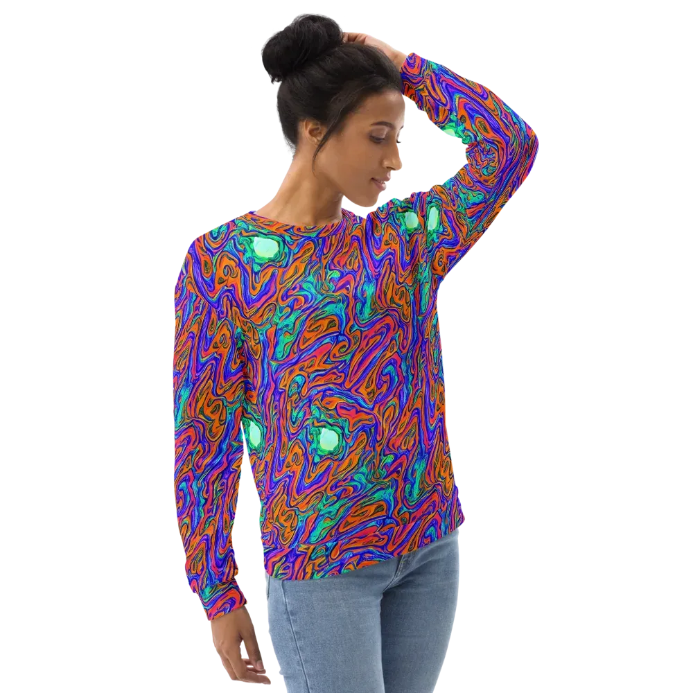 Vivid Melt on Sweatshirt — Right Front