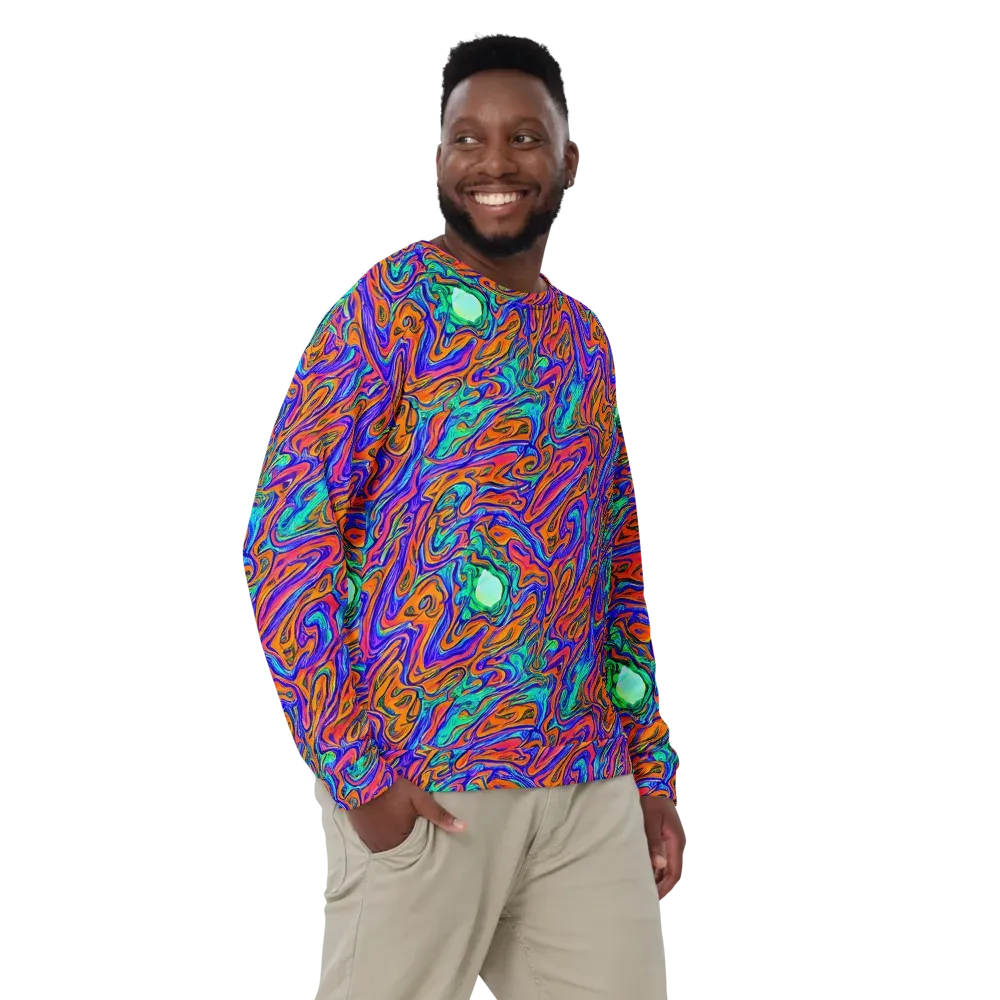 Vivid Melt on Sweatshirt — Front