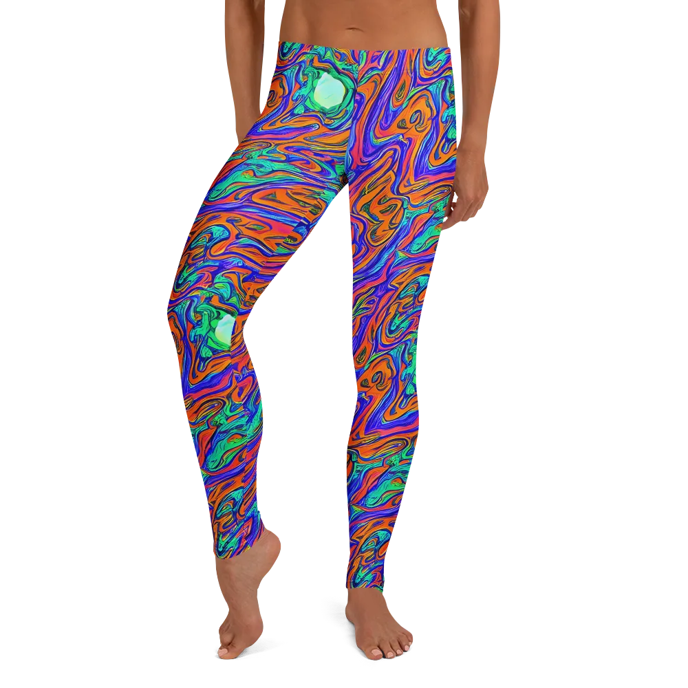 Vivid Melt on Leggings — Front