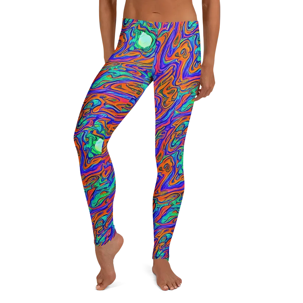 Vivid Melt on Leggings — Front