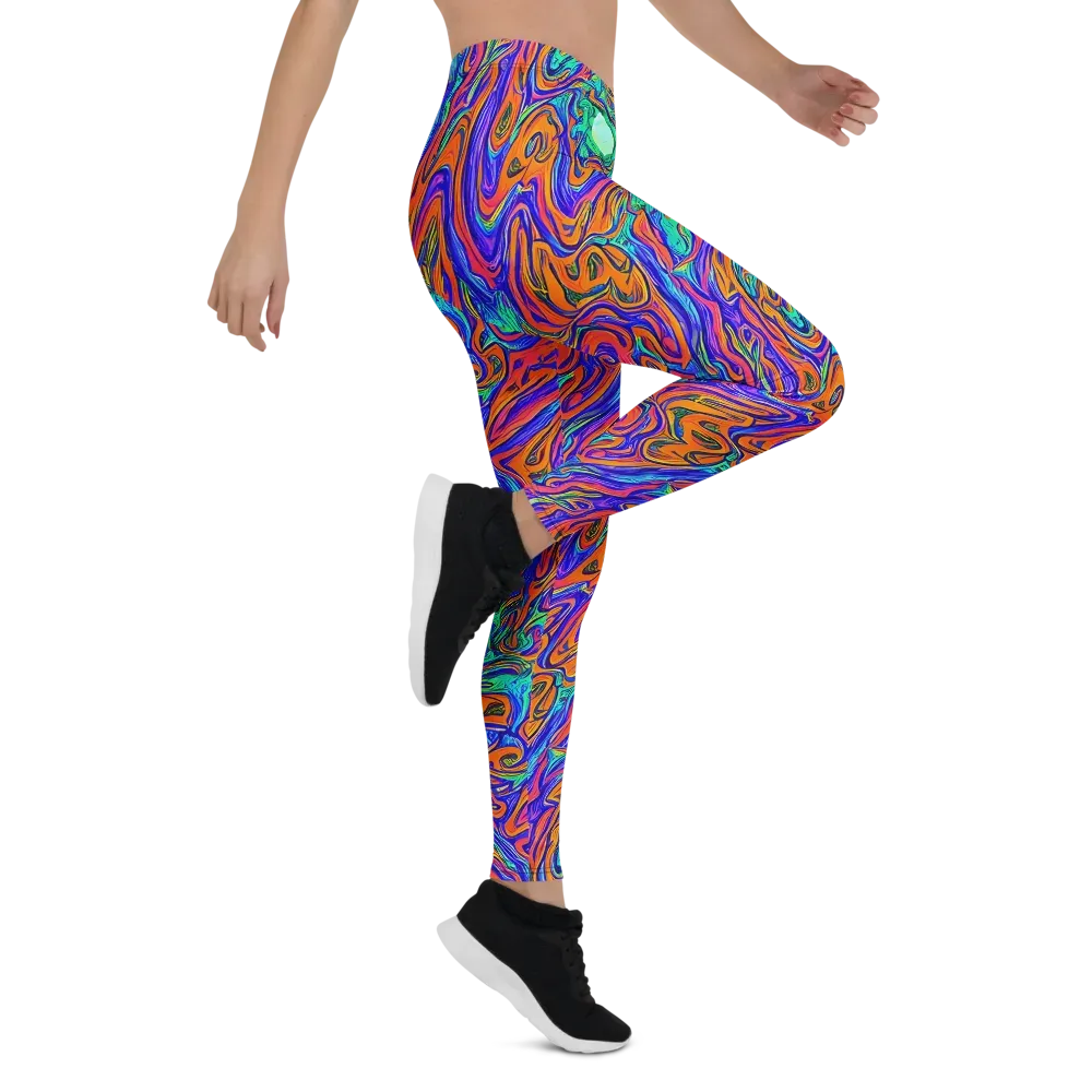 Vivid Melt on Leggings — Right