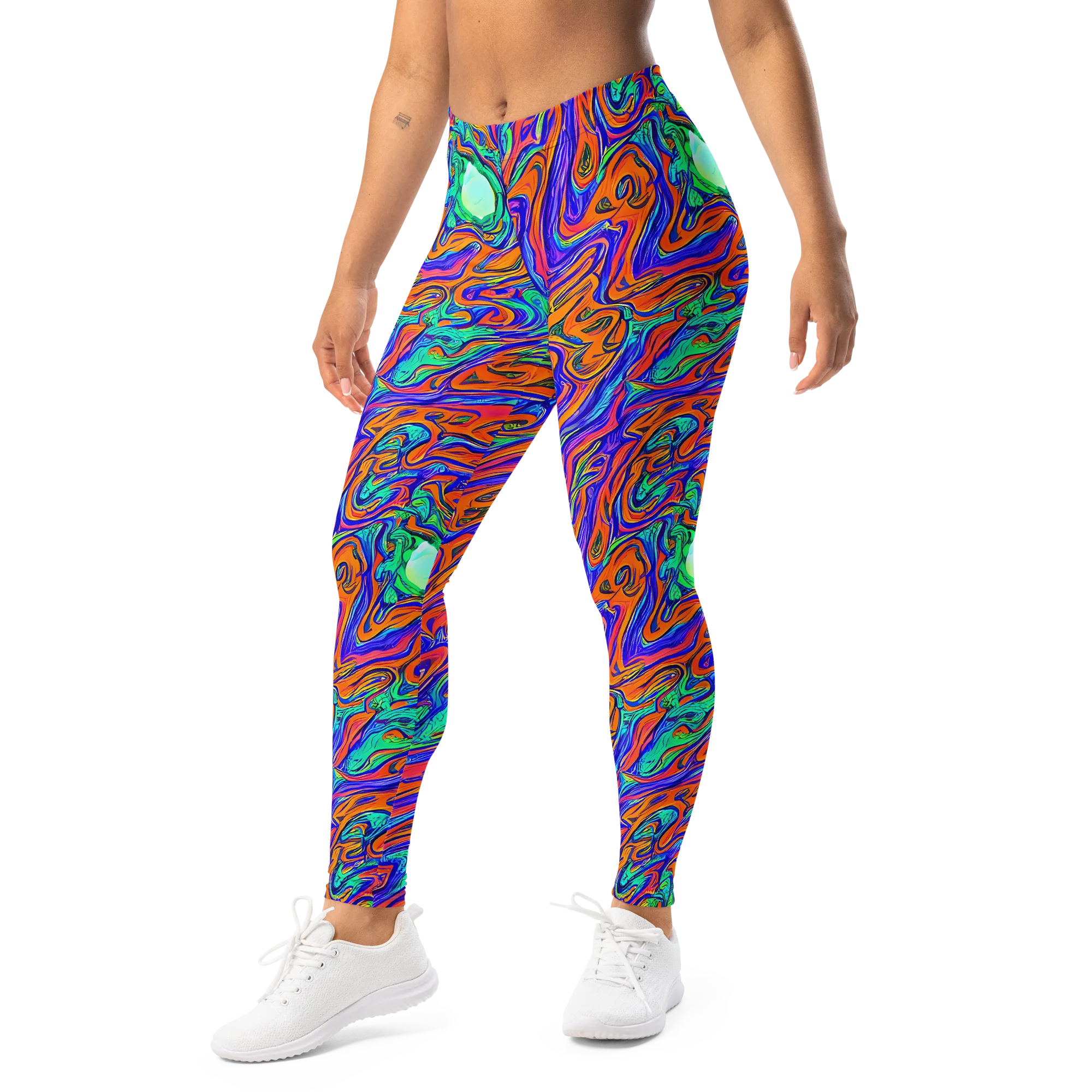 Vivid Melt on Leggings — Left Front