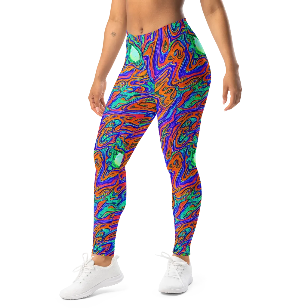 Vivid Melt on Leggings — Left Front
