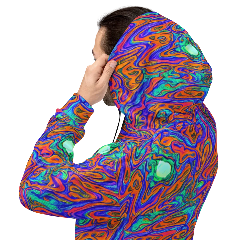 Vivid Melt on Hoodie — Back