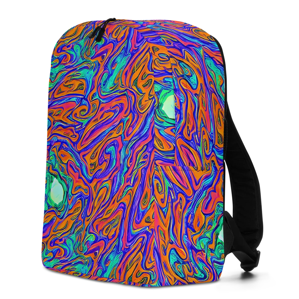 Vivid Melt on Minimalist Backpack — Left