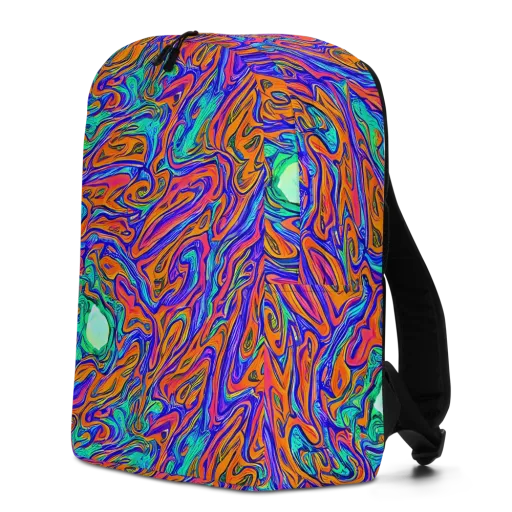 Vivid Melt on a Minimalist Backpack
