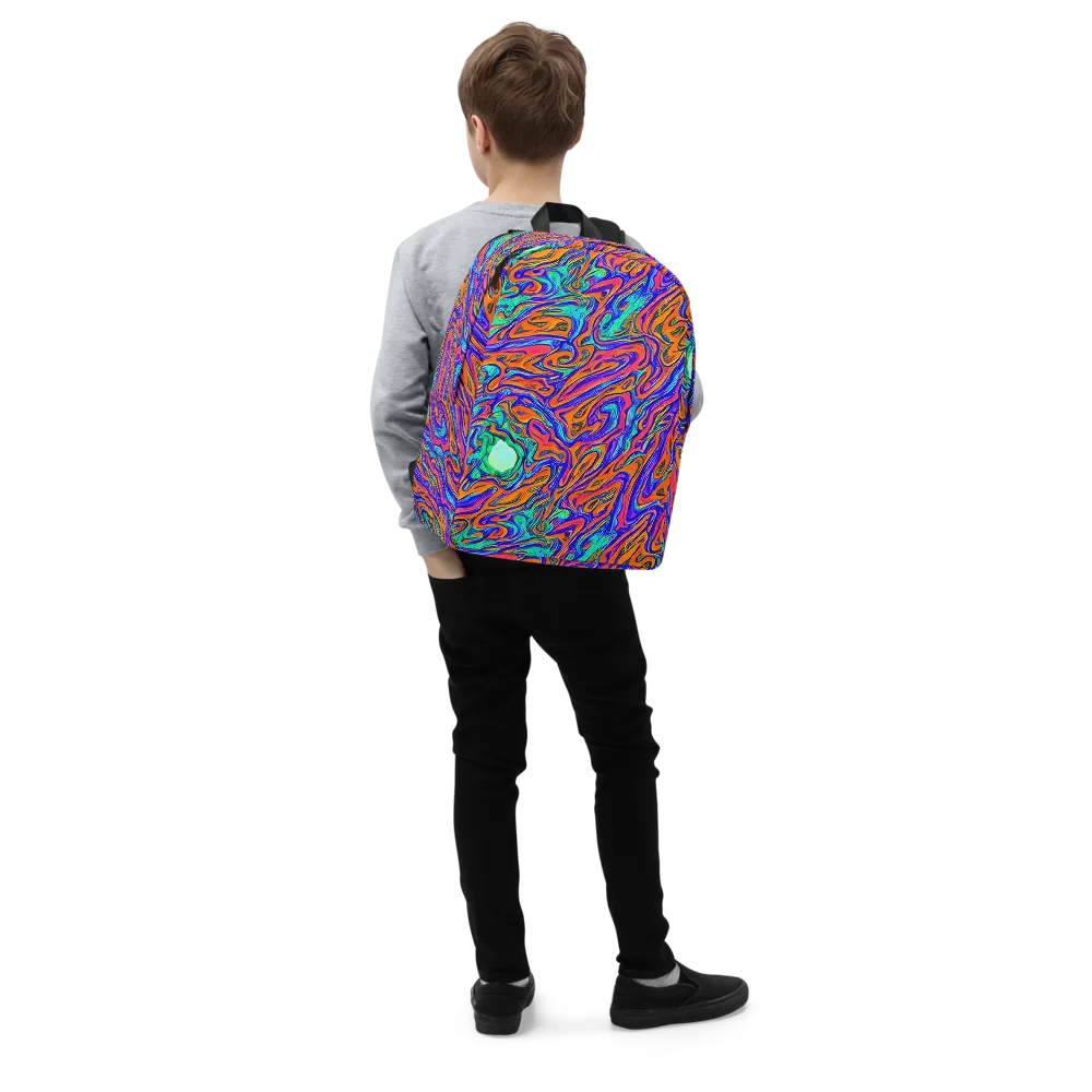 Vivid Melt on Minimalist Backpack — Right Front