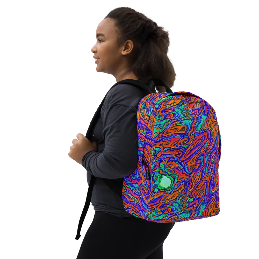 Vivid Melt on Minimalist Backpack — Right Front