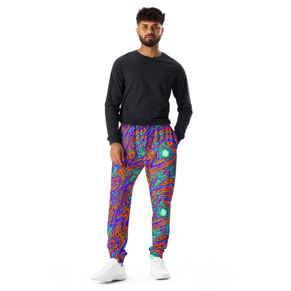 Vivid Melt on Men's Joggers — Front