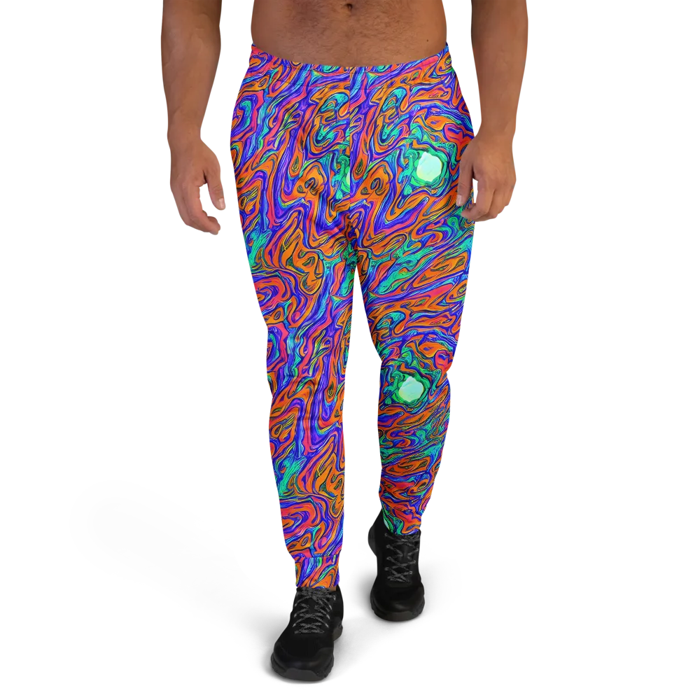 Vivid Melt on Men's Joggers — Front