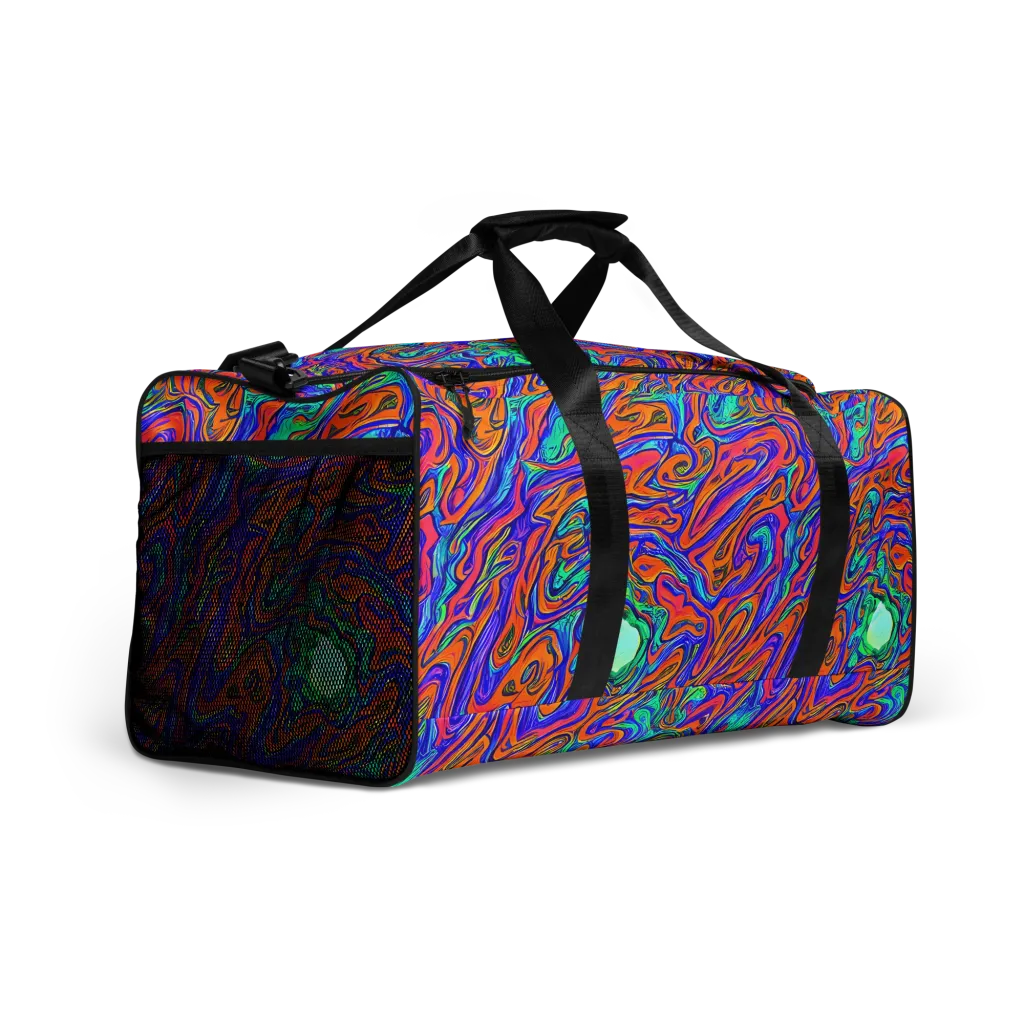 Vivid Melt on Duffle Bag — Right Front