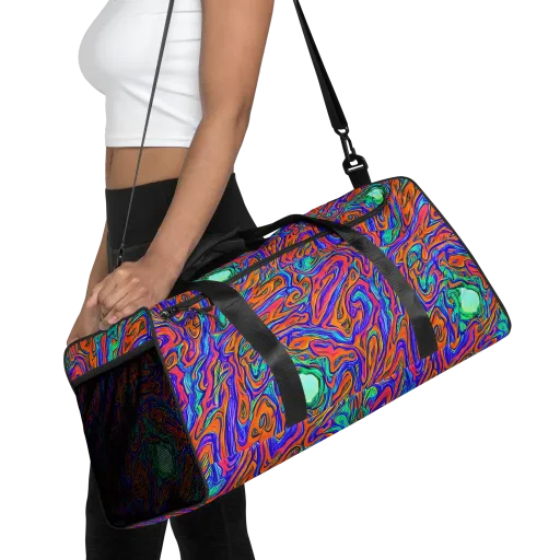 Vivid Melt on a Duffle Bag