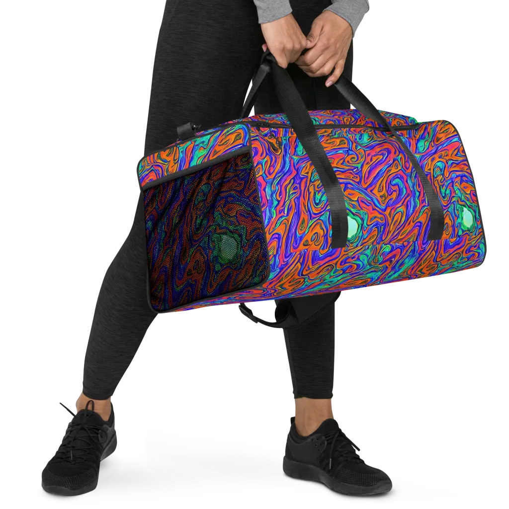Vivid Melt on Duffle Bag — Right Front
