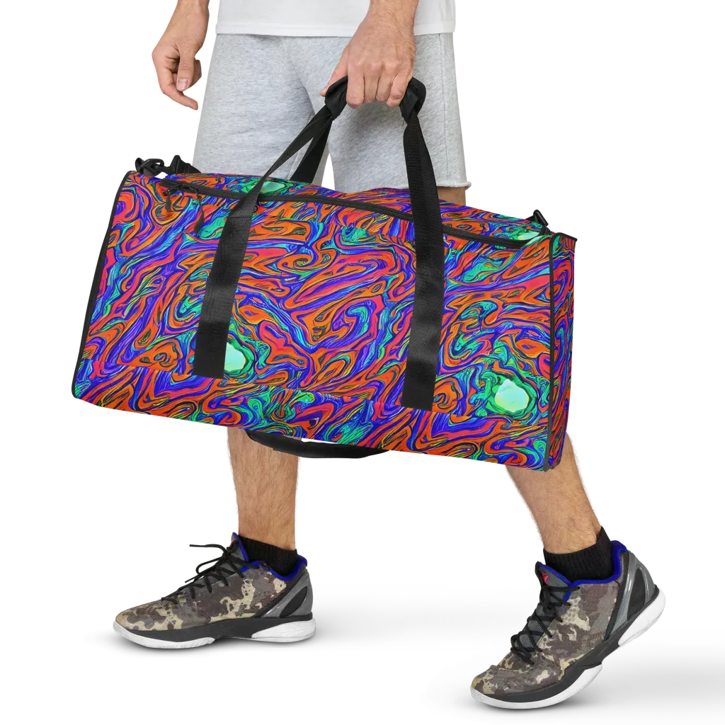 Vivid Melt on Duffle Bag — Front