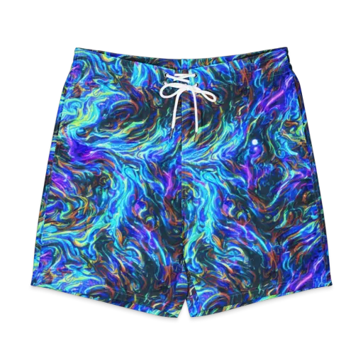 Neon Oceanus on a Men's Board Shorts
