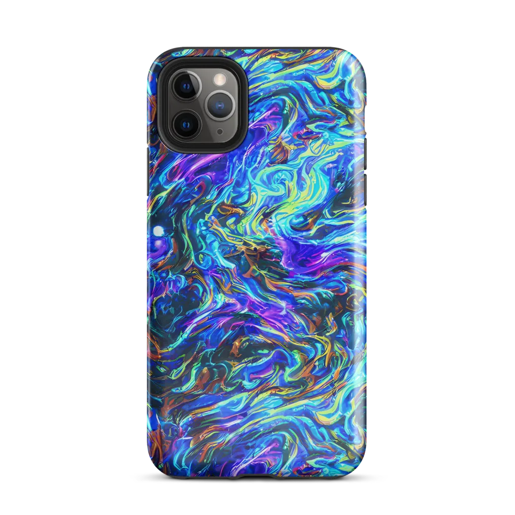 Neon Oceanus on Tough Case for iPhone® — Front