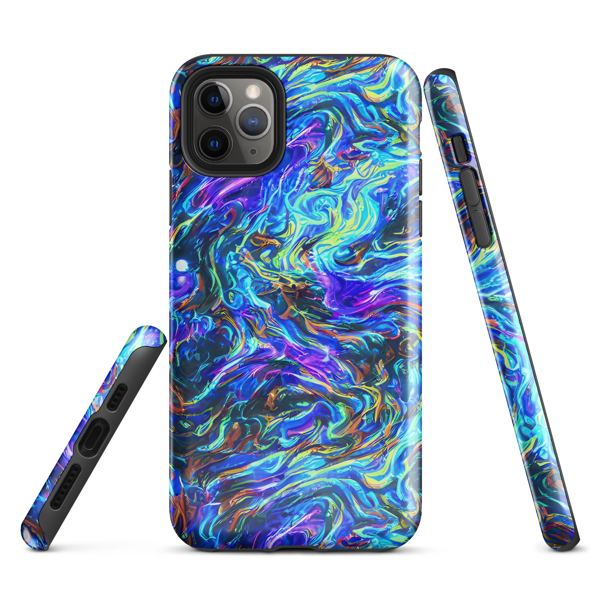 Neon Oceanus on Tough Case for iPhone® — Front