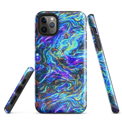 Neon Oceanus on a Tough Case for iPhone®