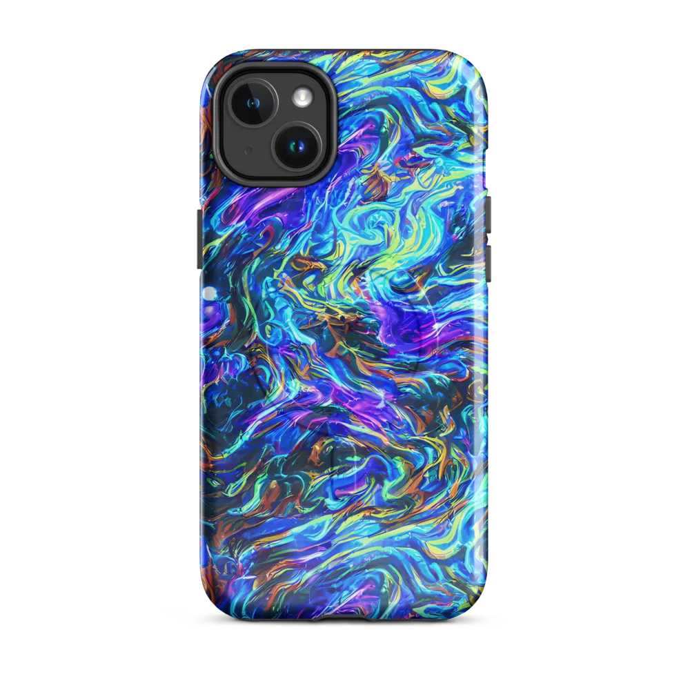 Neon Oceanus on MagSafe Tough Case for iPhone® — Front