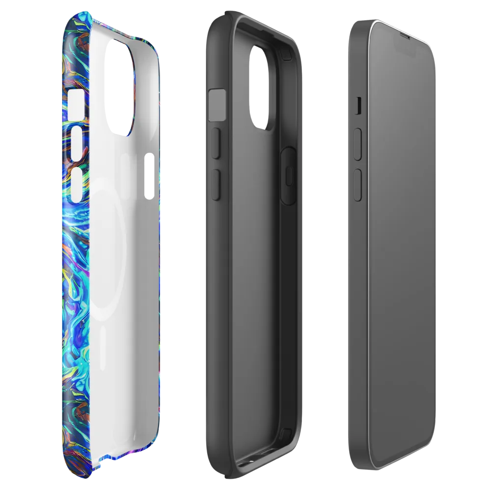 Neon Oceanus on MagSafe Tough Case for iPhone® — Front