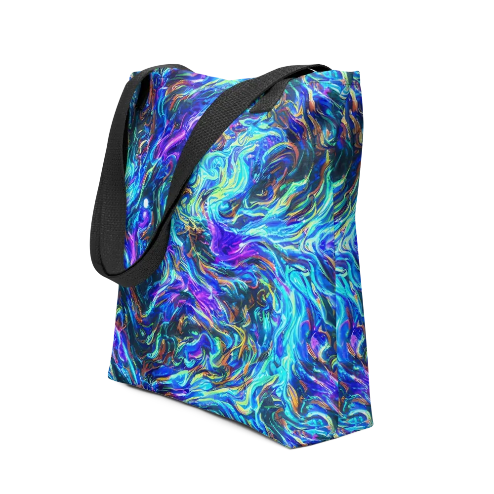 Neon Oceanus on Tote Bag — Front