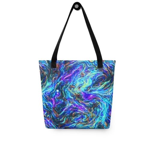 Neon Oceanus on a Tote Bag