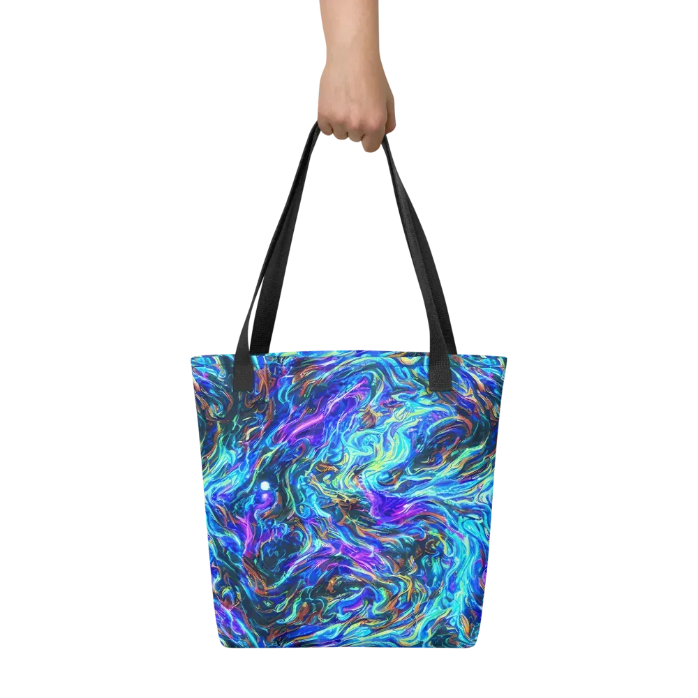 Neon Oceanus on Tote Bag — Front