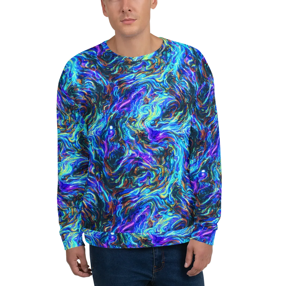 Neon Oceanus on Sweatshirt — Front