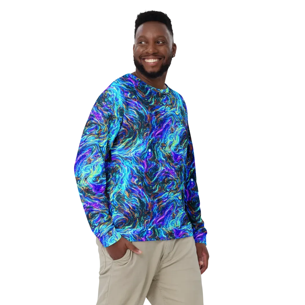 Neon Oceanus on Sweatshirt — Front