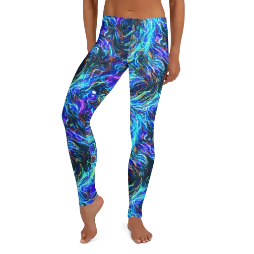 Neon Oceanus on a Leggings