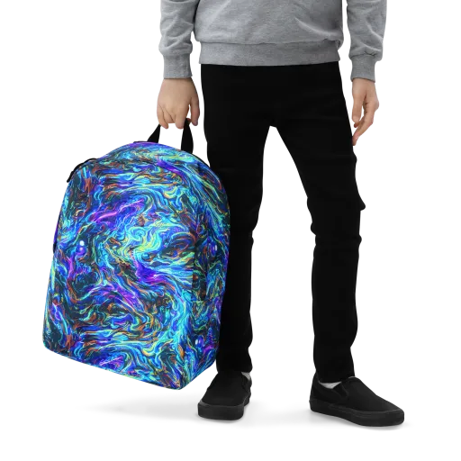 Neon Oceanus on a Minimalist Backpack