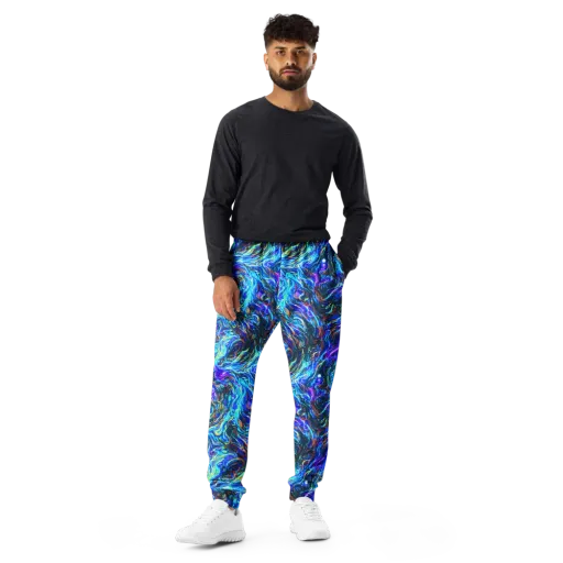 Neon Oceanus on a Men's Joggers