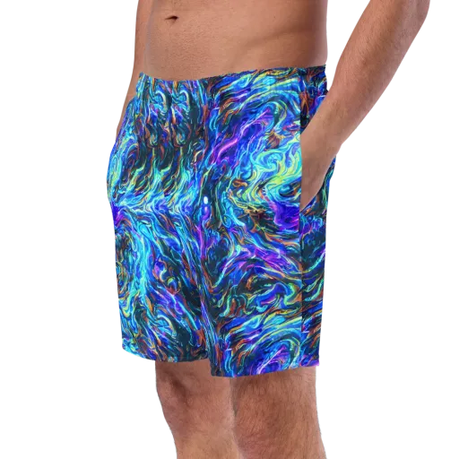 Neon Oceanus on a Swim Trunks