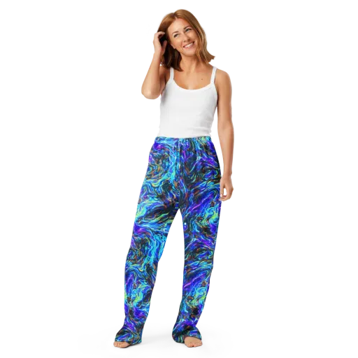 Neon Oceanus on a Women's Pajama Pants